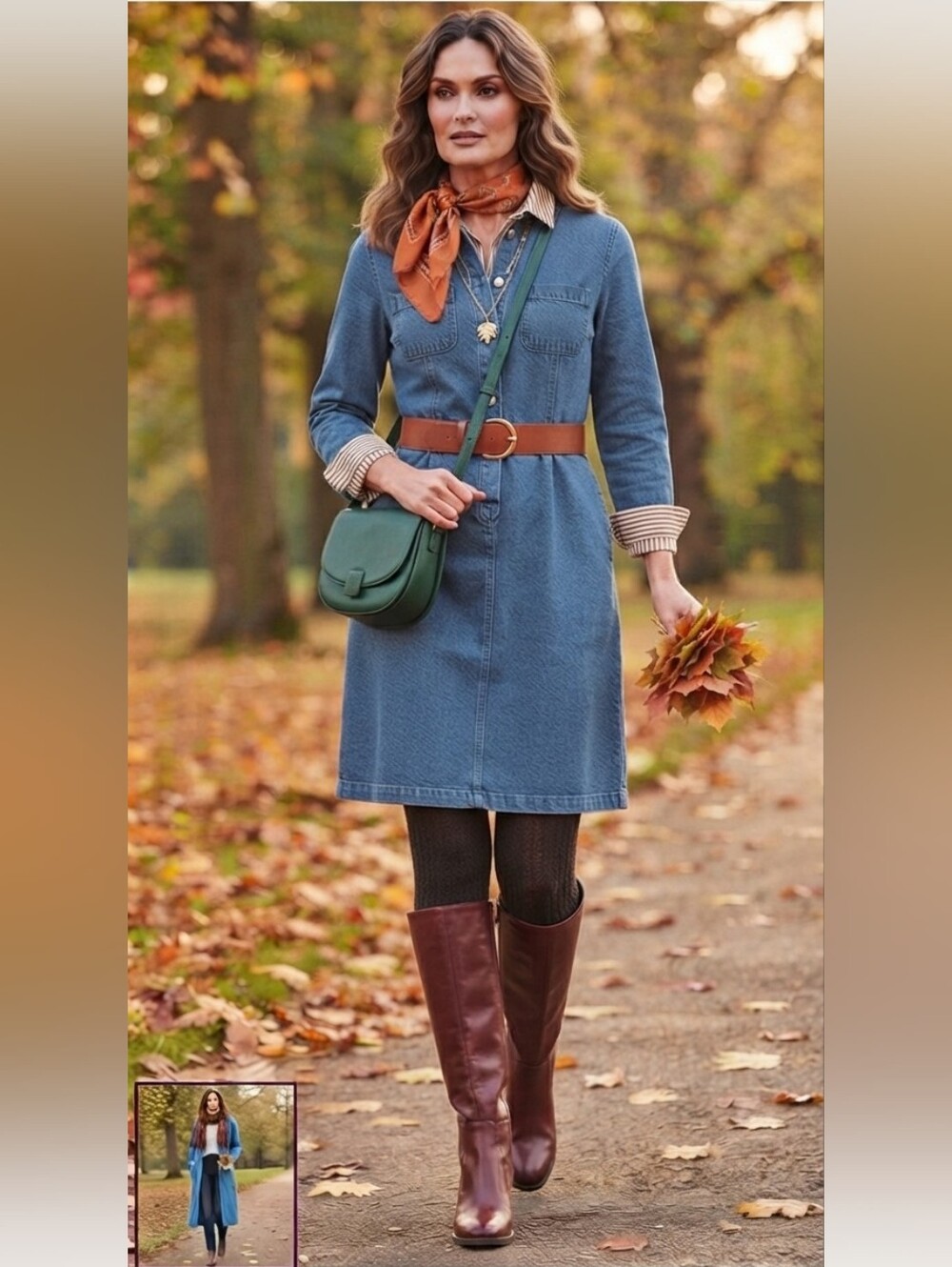 Casual Blue Denim Dress